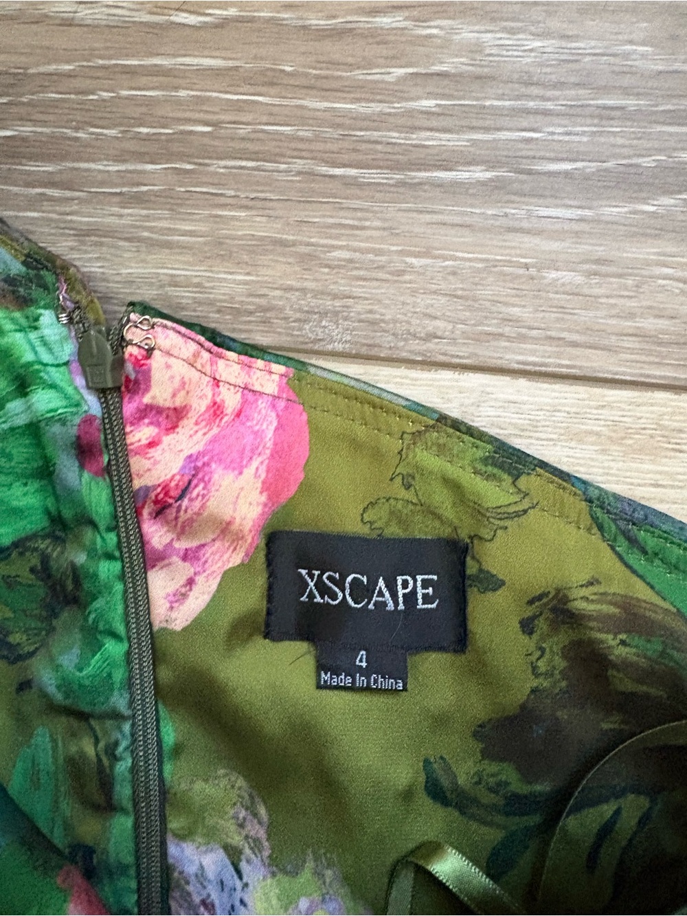 One-Shoulder Floral Gown - Picture 5 of 5